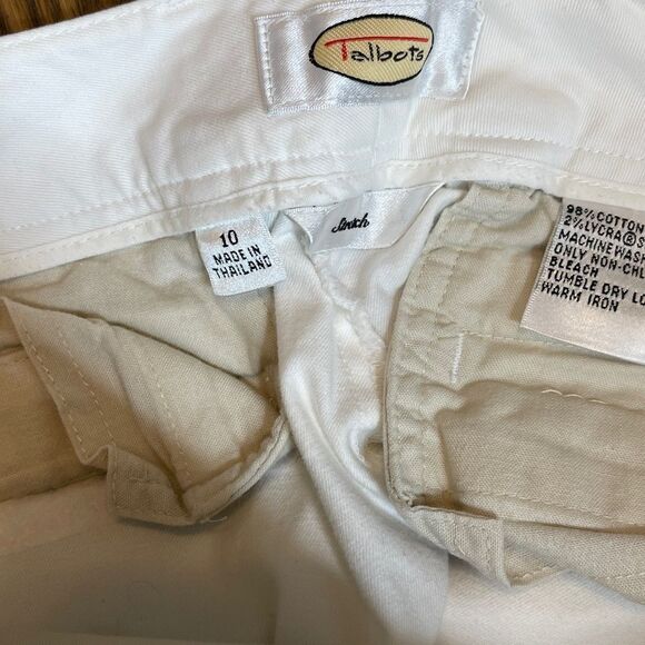 Talbot's Stretch Shorts‎ White - Picture 7 of 8